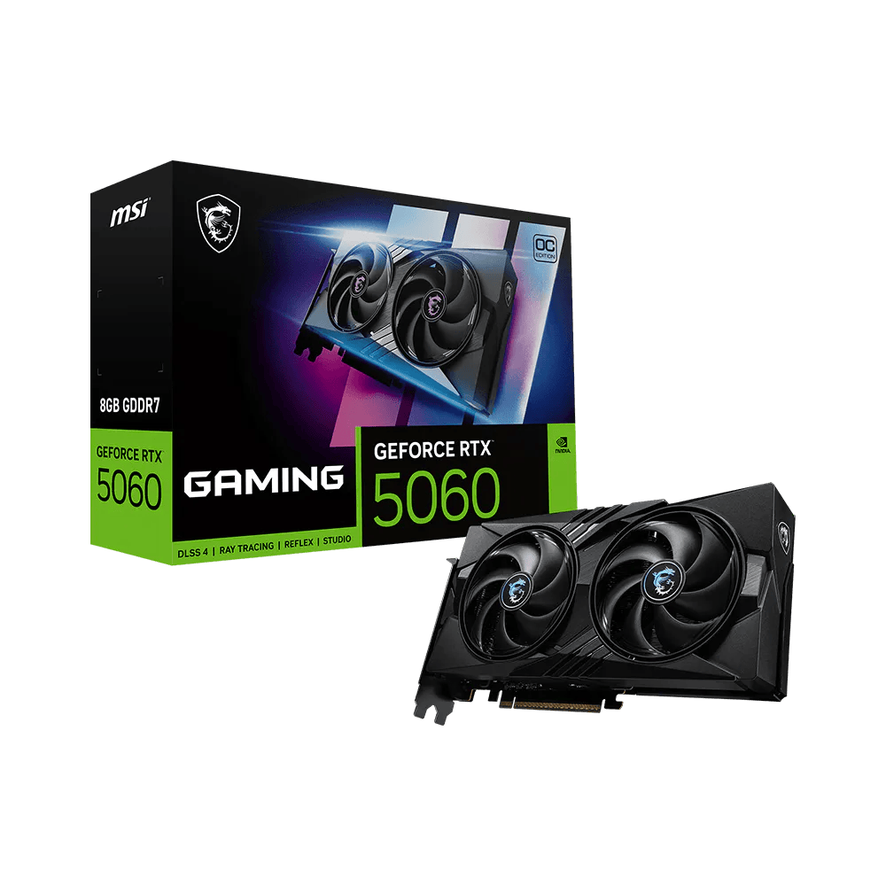 MSI RTX 5060 GAMING OC 8GB GDDR7 GRAPHICS CARD 1 MSI RTX 5060 GAMING OC 8GB GDDR7 GRAPHICS CARD