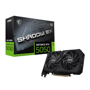 MSI RTX 5050 SHADOW 2X OC 8GB GDDR6 GRAPHICS CARD