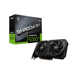 MSI RTX 5060 TI SHADOW 2X OC PLUS 16GB GDDR6 GRAPHICS CARD