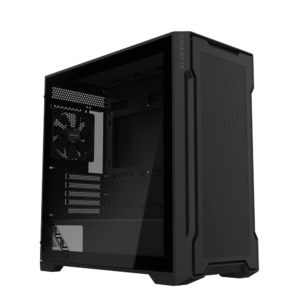 GIGABYTE C102 GLASS MID TOWER CABINET – BLACK