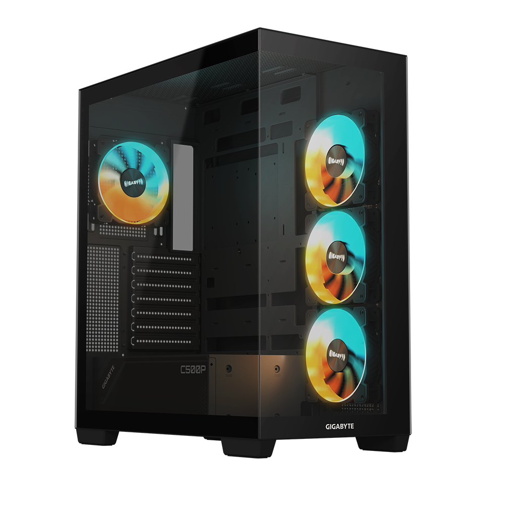 GIGABYTE C500 PANORAMIC STEALTH ARGB MID TOWER CABINET – BLACK 1 GIGABYTE C500 PANORAMIC STEALTH ARGB MID TOWER CABINET – BLACK