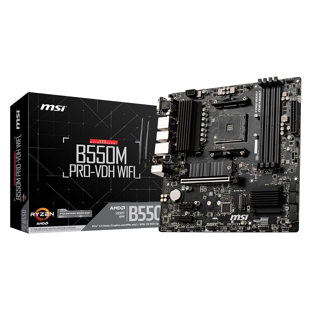 MSI B550M PRO-VDH WIFI MOTHERBOARD 1 MSI B550M PRO-VDH WIFI MOTHERBOARD