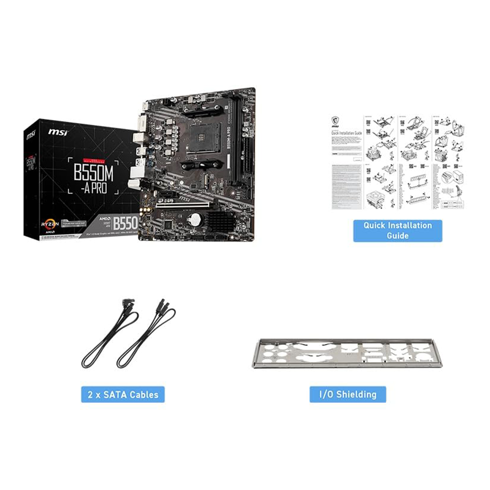 MSI B550M-A PRO MOTHERBOARD 5 MSI B550M-A PRO MOTHERBOARD