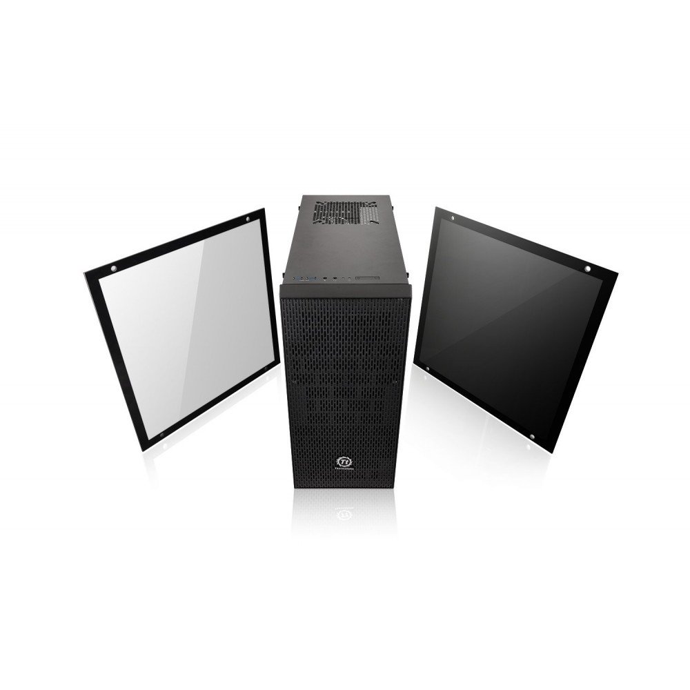 THERMALTAKE CORE G21 TEMPERED GLASS CABINET (BLACK) 4 THERMALTAKE CORE G21 TEMPERED GLASS CABINET (BLACK)
