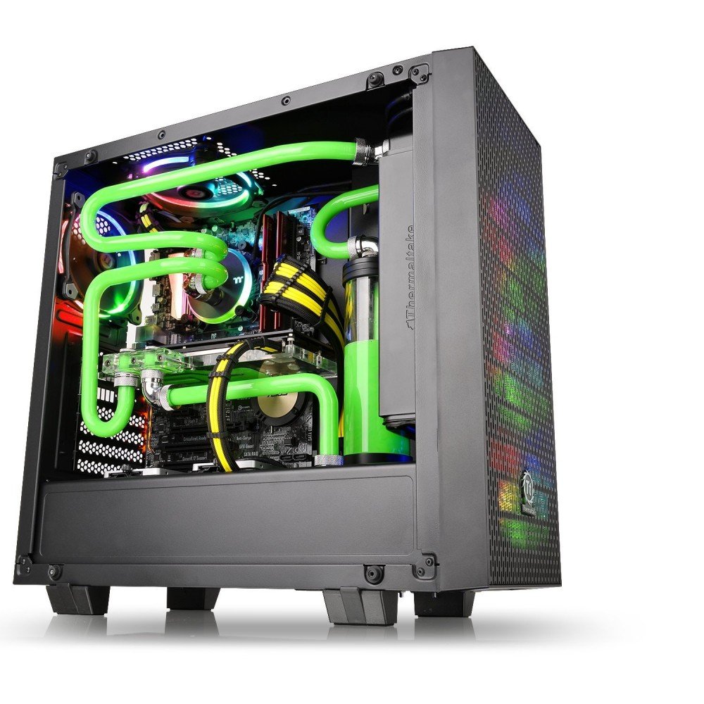 THERMALTAKE CORE G21 TEMPERED GLASS CABINET (BLACK) 2 THERMALTAKE CORE G21 TEMPERED GLASS CABINET (BLACK)