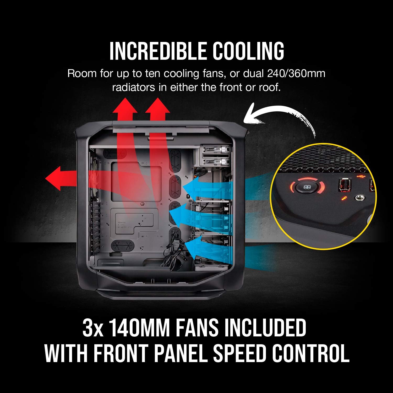 CORSAIR GRAPHITE 780T CABINET (BLACK) 5 71RgbmEiIrL. SL1500