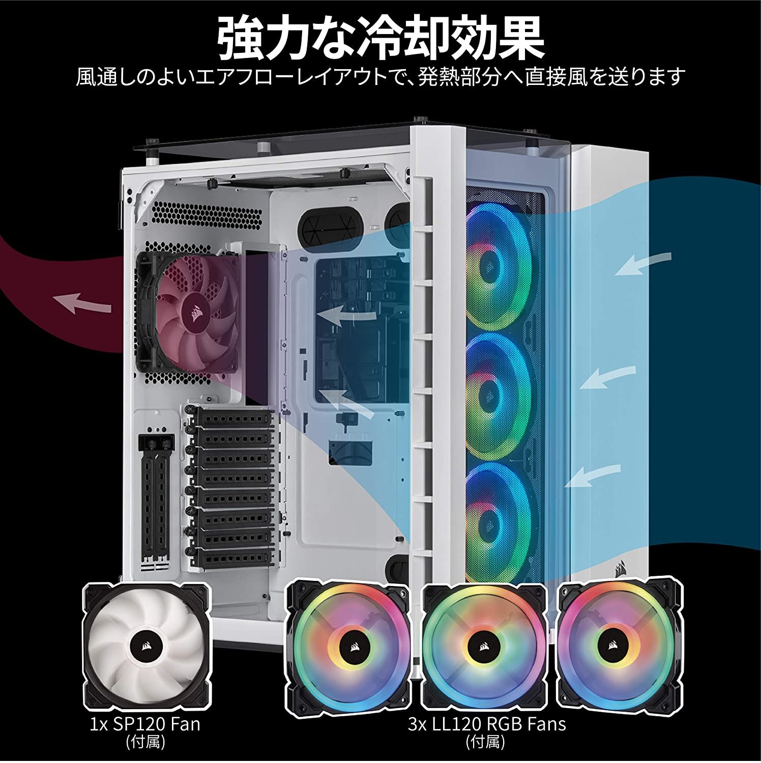 CORSAIR CRYSTAL 680X RGB CABINET (WHITE) 6 91aTygiWVLL. SL1500