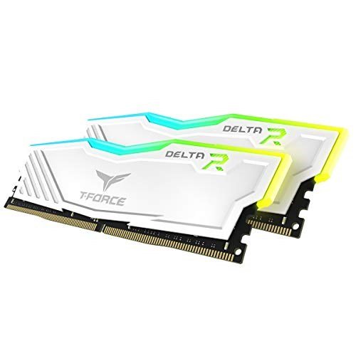 TEAMGROUP T-FORCE DELTA RGB 32GB (16GBX2) DDR4 3600MHZ WHITE 1 TEAMGROUP T-FORCE DELTA RGB 32GB (16GBX2) DDR4 3600MHZ WHITE