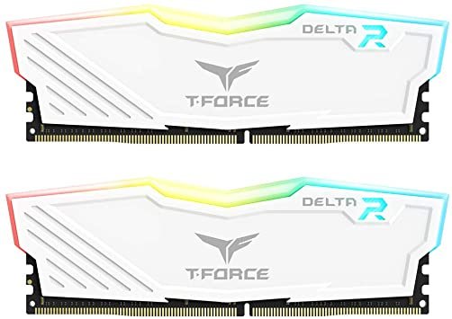 TEAMGROUP T-FORCE DELTA RGB 32GB (16GBX2) DDR4 3600MHZ WHITE 2 TEAMGROUP T-FORCE DELTA RGB 32GB (16GBX2) DDR4 3600MHZ WHITE