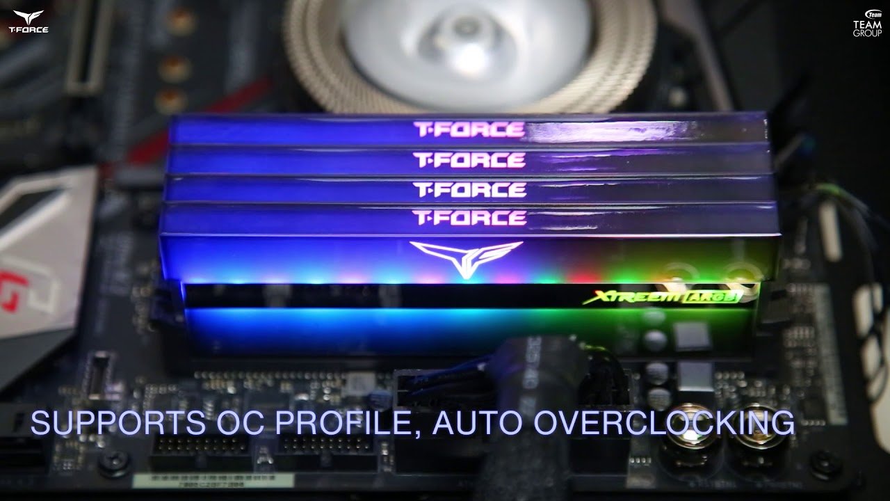 TEAMGROUP T-FORCE XTREEM ARGB 16GB (8GBX2) DDR4 3200MHZ 6 TEAMGROUP T-FORCE XTREEM ARGB 16GB (8GBX2) DDR4 3200MHZ