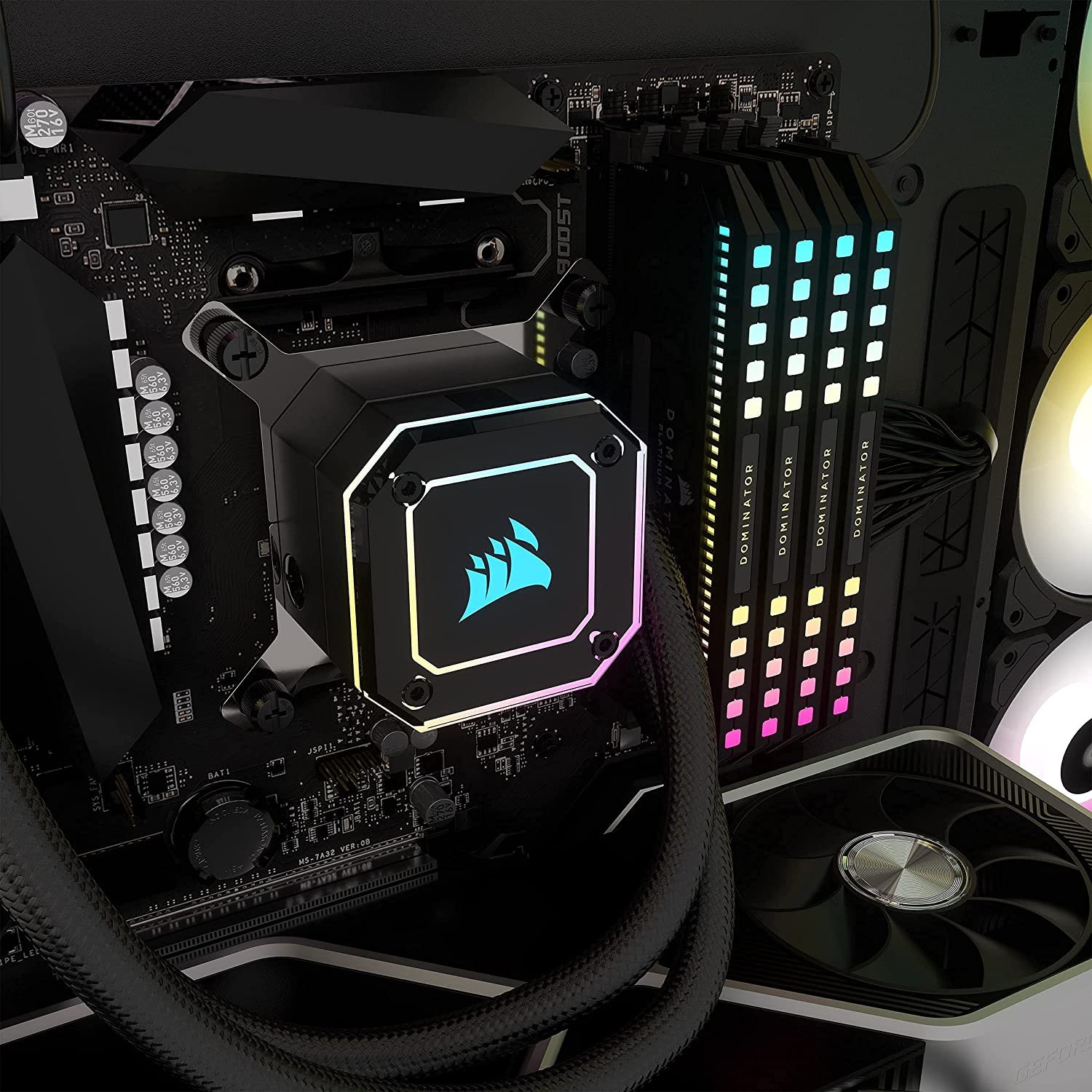 CORSAIR H170i ELITE CAPELLIX RGB CPU LIQUID COOLER 3 CORSAIR H170i ELITE CAPELLIX RGB CPU LIQUID COOLER