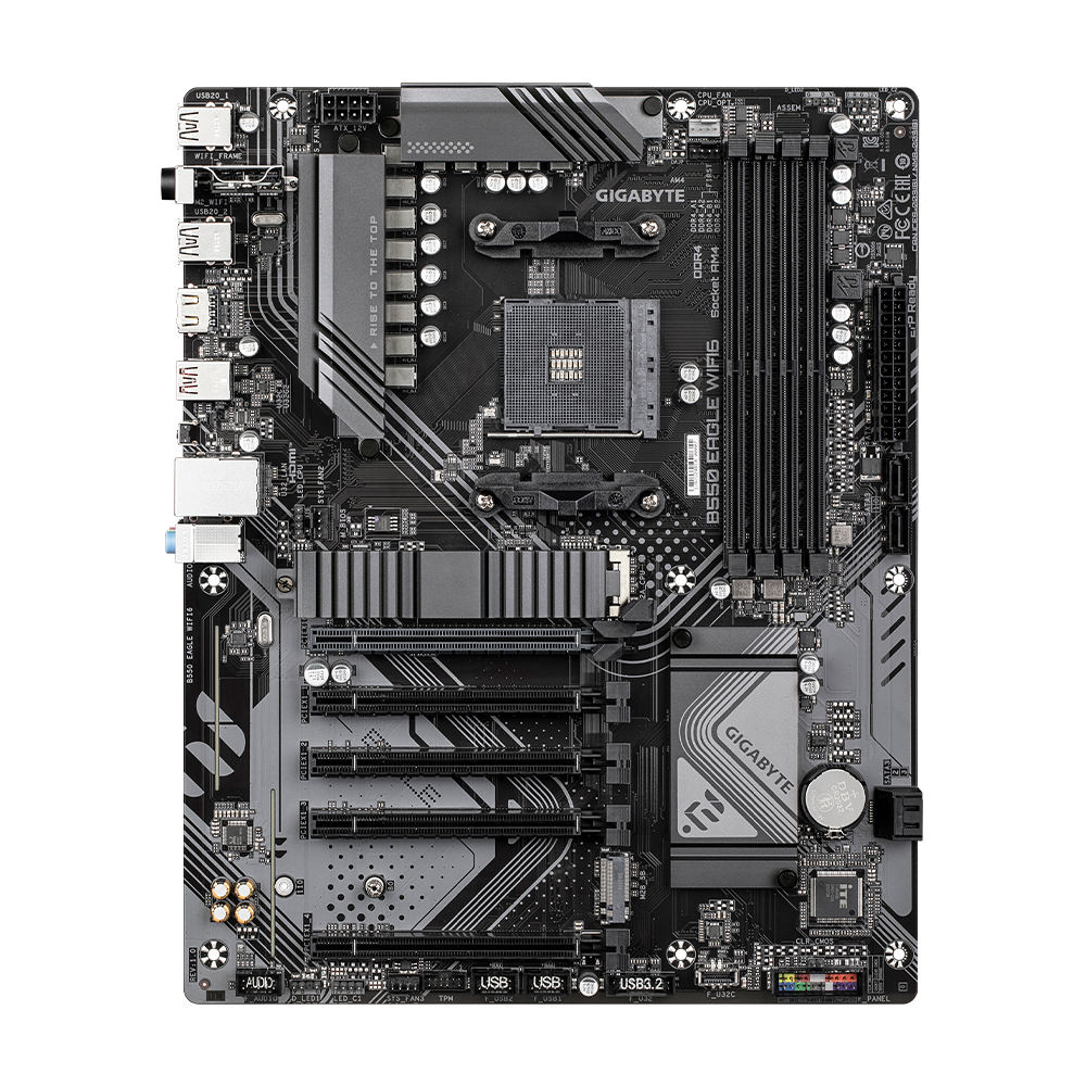 GIGABYTE B550 EAGLE WIFI6 ATX MOTHERBOARD 2 GIGABYTE B550 EAGLE WIFI6 ATX MOTHERBOARD