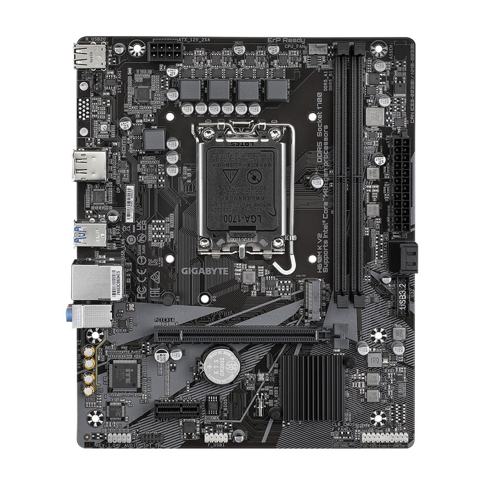 GIGABYTE H610M K V2 M-ATX MOTHERBOARD 2 GIGABYTE H610M K V2 M-ATX MOTHERBOARD