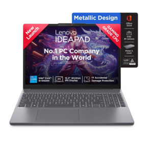 LENOVO IDEAPAD SLIM 3 (CORE I5-13420H/16GB/512 SSD/W11/MSO24/15.3") (83K100CGIN) GREY LAPTOP