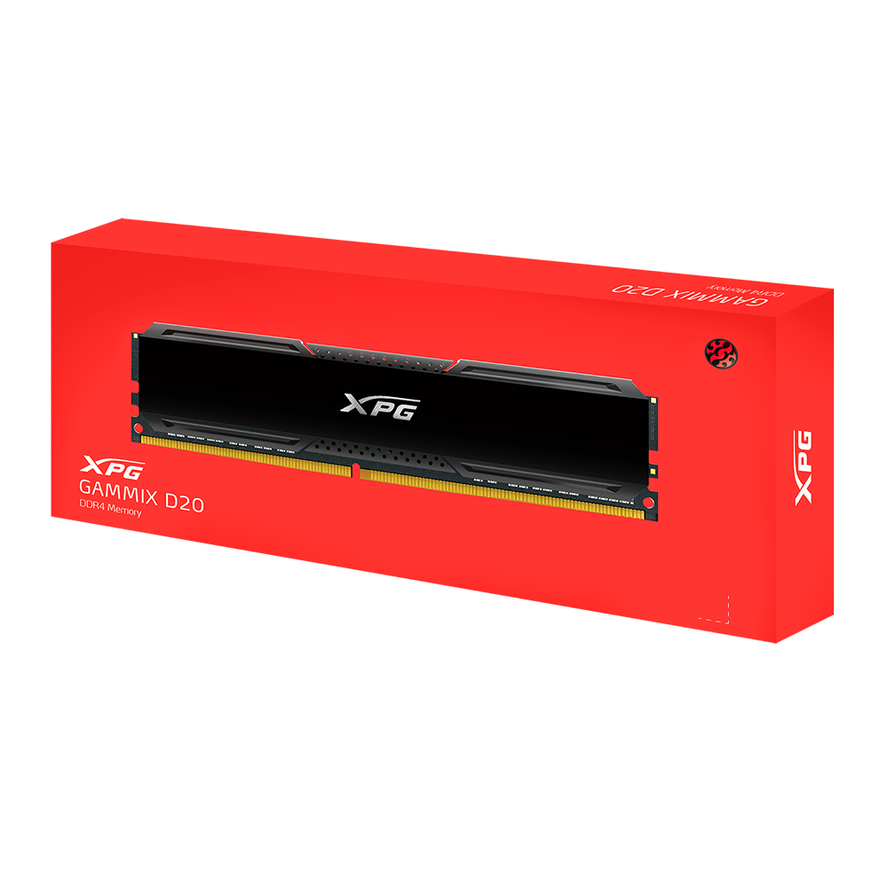 ADATA XPG GAMMIX D20 8GB (8GBX1) DDR4 3200MHZ DESKTOP RAM (BLACK) 2 ADATA XPG GAMMIX D20 8GB (8GBX1) DDR4 3200MHZ DESKTOP RAM (BLACK)
