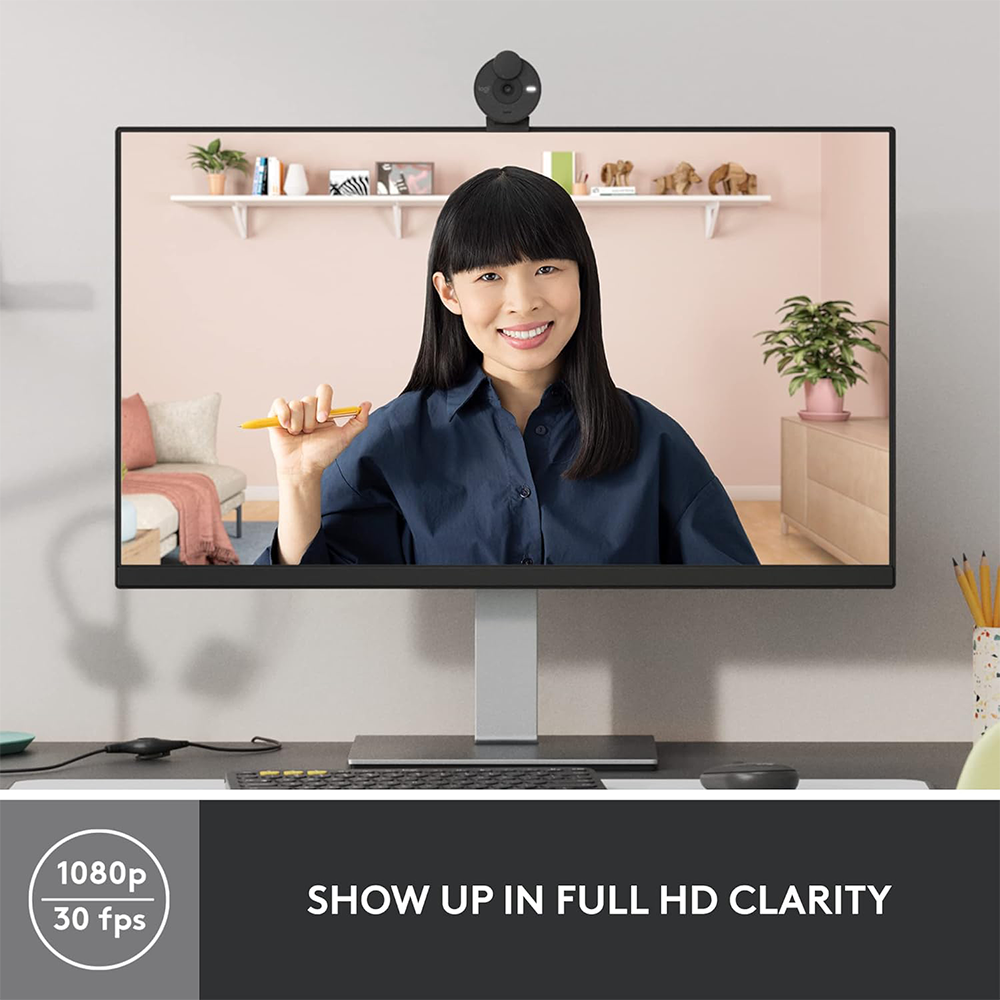 LOGITECH BRIO 300 FULL HD WEBCAM WITH PRIVACY SHUTTER 3 LOGITECH BRIO 300 FULL HD WEBCAM WITH PRIVACY SHUTTER