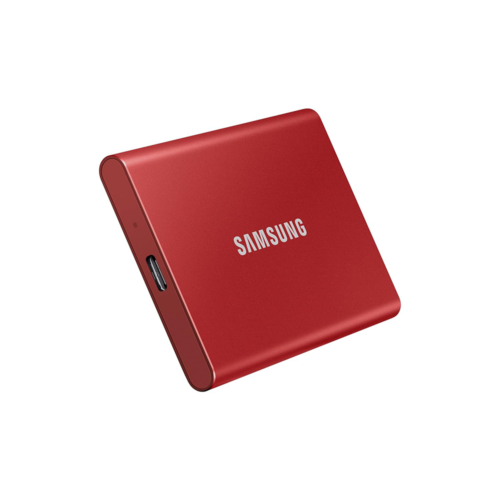 SAMSUNG T7 1TB EXTERNAL SSD (RED) - | Supreme IT Mall| Supreme IT Mall