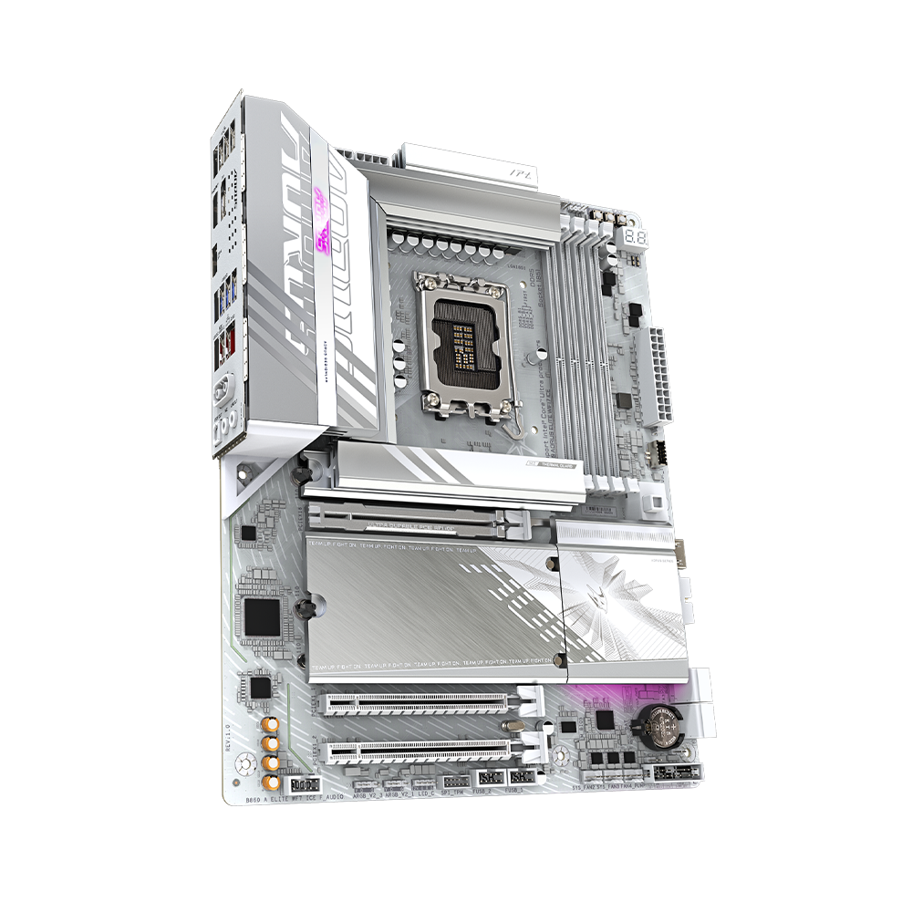 GIGABYTE B860 AORUS ELITE WIFI7 ICE MOTHERBOARD 3 GIGABYTE B860 AORUS ELITE WIFI7 ICE MOTHERBOARD