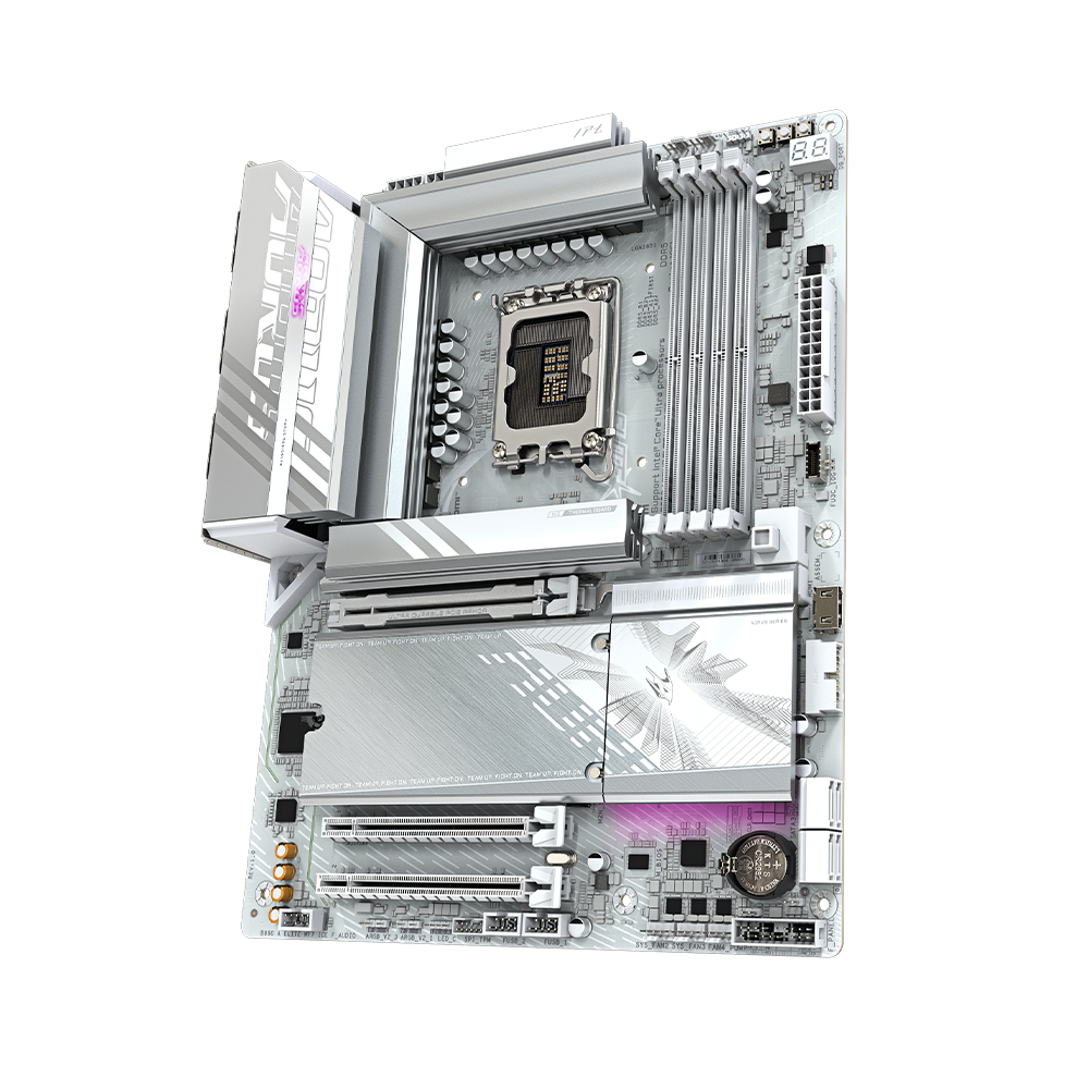 GIGABYTE B860 AORUS ELITE WIFI7 ICE MOTHERBOARD 4 GIGABYTE B860 AORUS ELITE WIFI7 ICE MOTHERBOARD