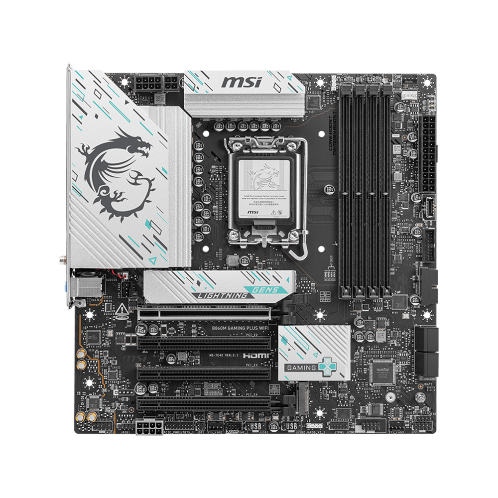 MSI B860M GAMING PLUS WIFI DDR5 M-ATX MOTHERBOARD 2 2 65