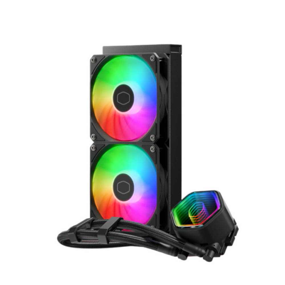 COOLER MASTER MASTERLIQUID 240 CORE II ARGB LIQUID CPU COOLER 2 2 76