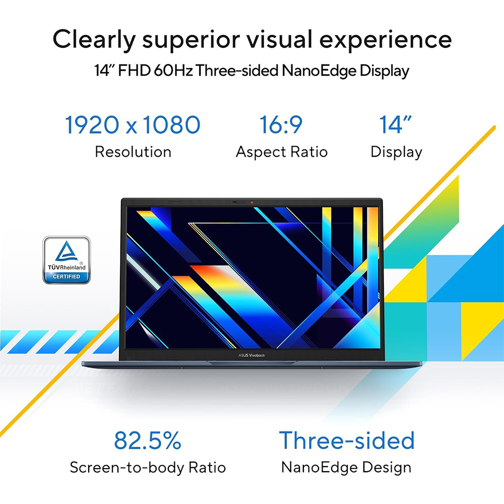 ASUS VIVOBOOK 14 (INTEL CORE I5-1335U/16GB/512 SSD/W11/MSO24/14"/BLIT) (X1404VA-NK1186WS) BLACK LAPTOP 3 ASUS VIVOBOOK 14 (INTEL CORE I5-1335U/16GB/512 SSD/W11/MSO24/14"/BLIT) (X1404VA-NK1186WS) BLACK LAPTOP