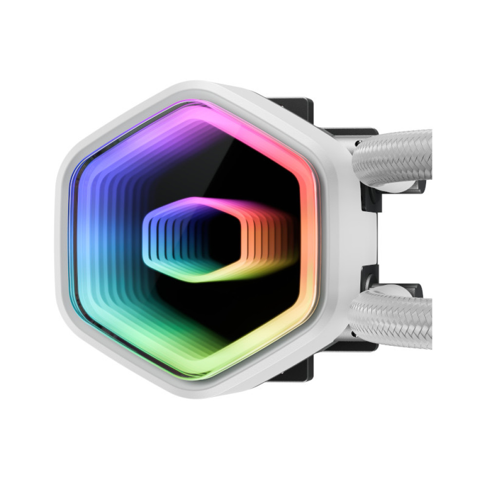 COOLER MASTER MASTERLIQUID 360 CORE II WHITE ARGB LIQUID CPU COOLER 3 COOLER MASTER MASTERLIQUID 360 CORE II WHITE ARGB LIQUID CPU COOLER