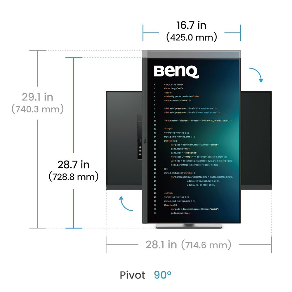 BENQ RD320U 31.5” IPS BLACK PROGRAMMING MONITOR 4 BENQ RD320U 31.5” IPS BLACK PROGRAMMING MONITOR