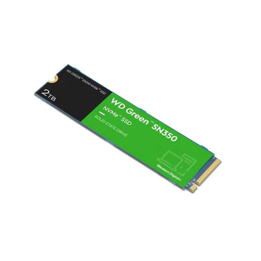 WESTERN DIGITAL GREEN SN350 2TB M.2 NVME GEN3 INTERNAL SSD 2 WESTERN DIGITAL GREEN SN350 2TB M.2 NVME GEN3 INTERNAL SSD