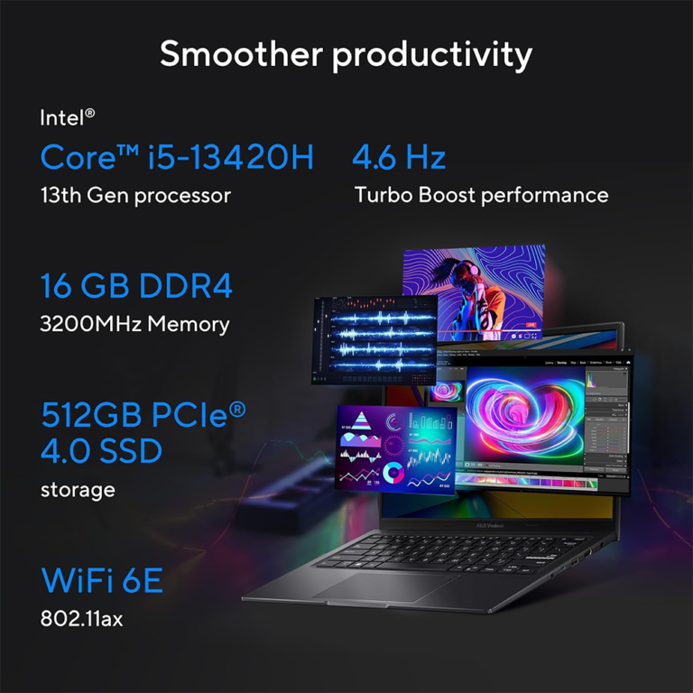 ASUS VIVOBOOK 16X (INTEL CORE I5-13420H/16GB/512 SSD/W11/MSO24/ 4GB ...
