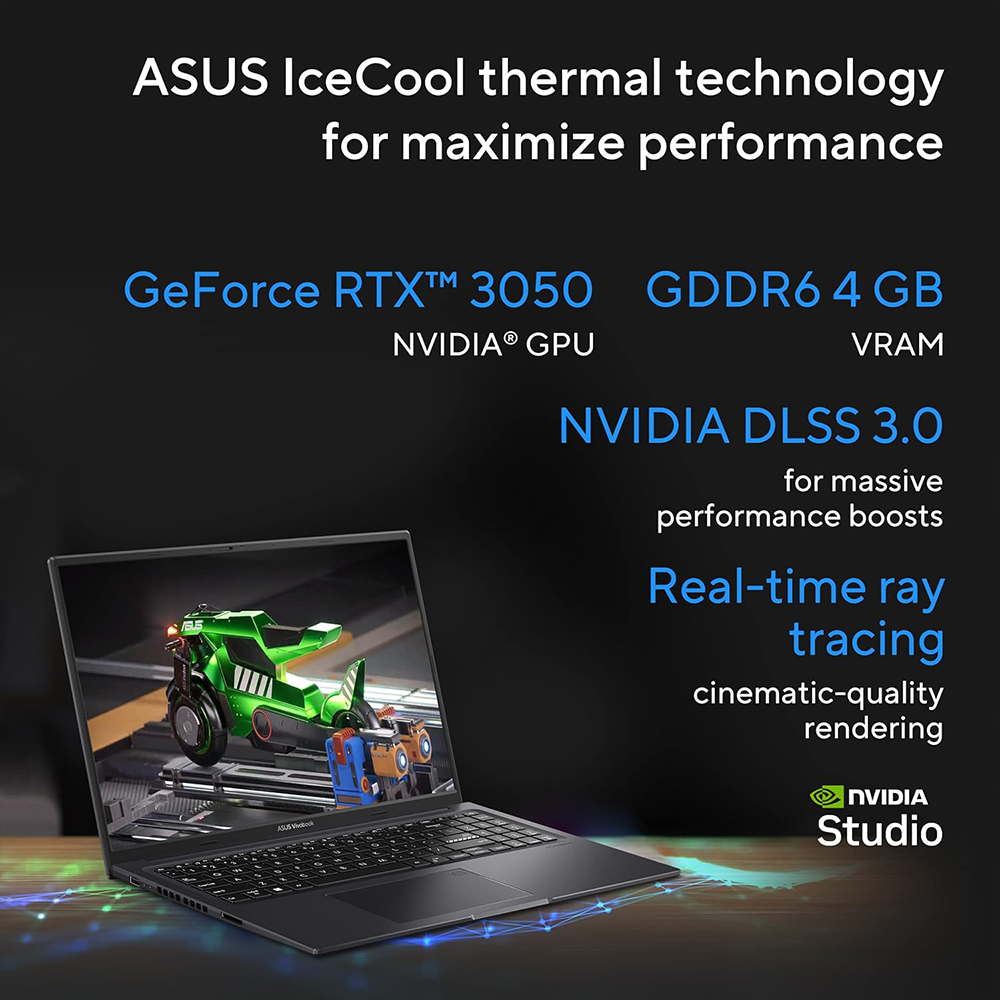 ASUS VIVOBOOK 16X (INTEL CORE I5-13420H/16GB/512 SSD/W11/MSO24/ 4GB RTX3050/16") (K3605VC-RP412WS) BLACK LAPTOP 3 ASUS VIVOBOOK 16X (INTEL CORE I5-13420H/16GB/512 SSD/W11/MSO24/ 4GB RTX3050/16") (K3605VC-RP412WS) BLACK LAPTOP