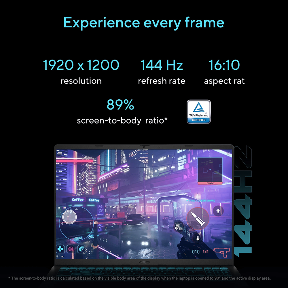 ASUS GAMING V16 (INTEL CORE 5 210H/16GB/512 SSD/W11/MSO24/ 8GB RTX5050/16") (V3607VH-RP037WS) BLACK LAPTOP 4 ASUS GAMING V16 (INTEL CORE 5 210H/16GB/512 SSD/W11/MSO24/ 8GB RTX5050/16") (V3607VH-RP037WS) BLACK LAPTOP