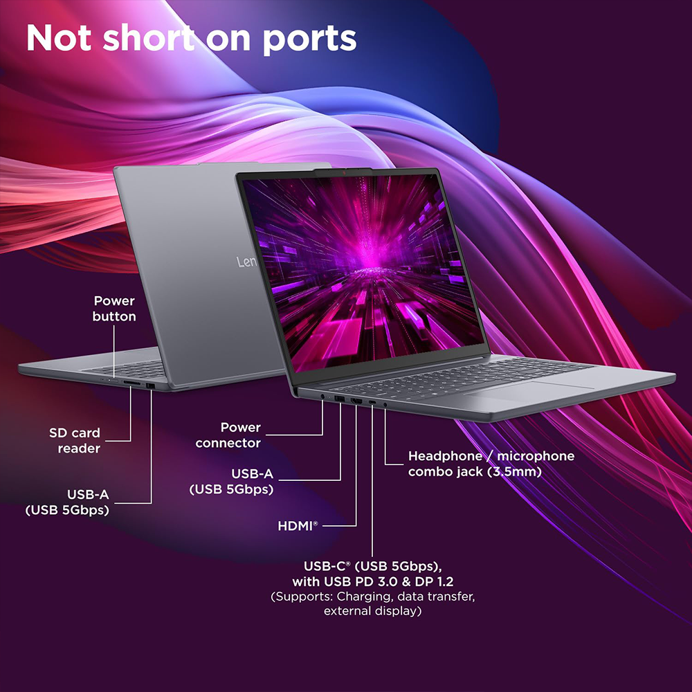 LENOVO IDEAPAD SLIM 3 (INTEL CORE I5-13420H/16GB/512 SSD/W11/MSO24/15.6") (83K100C6IN) GREY LAPTOP 7 LENOVO IDEAPAD SLIM 3 (INTEL CORE I5-13420H/16GB/512 SSD/W11/MSO24/15.6") (83K100C6IN) GREY LAPTOP