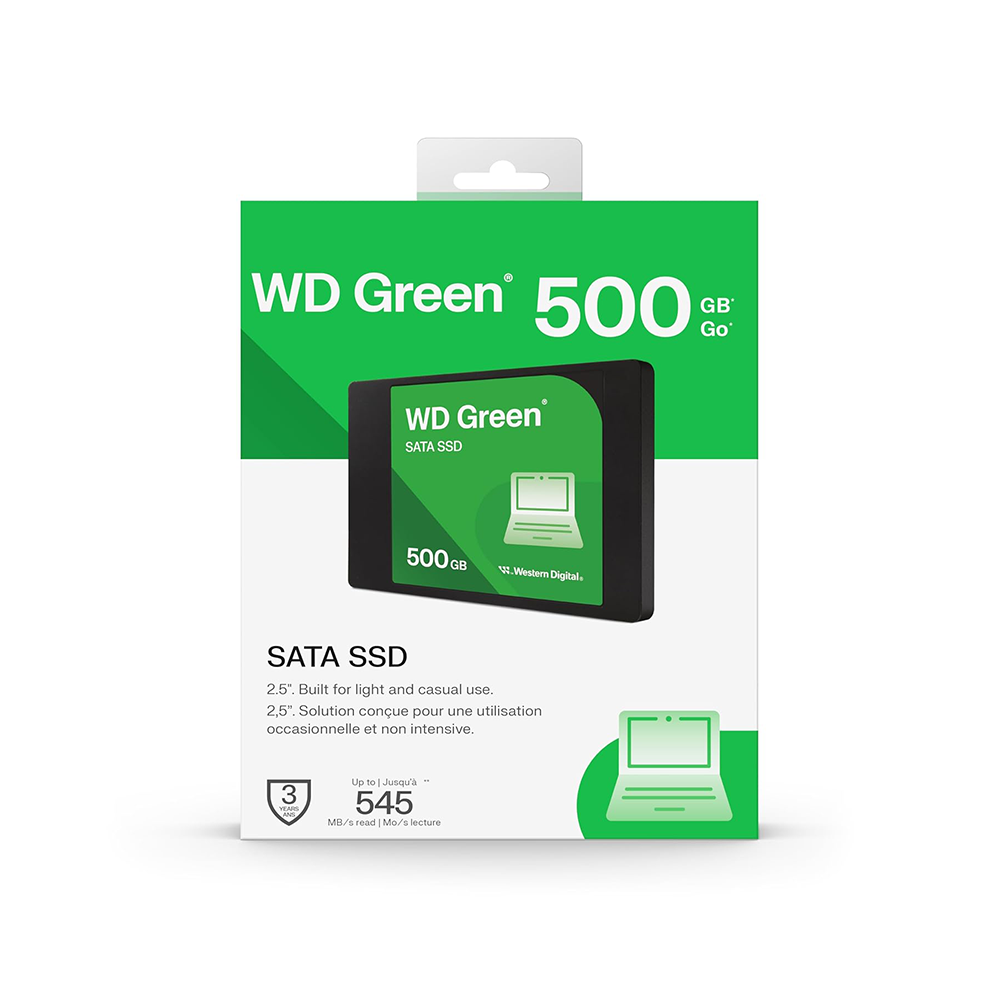 WESTERN DIGITAL GREEN 500GB 2.5INCH SATA SSD 4 4 26