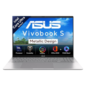 ASUS (CORE ULTRA 5 225H/16GB/512 SSD/W11/MSO24/16") (S3607CA-SH071WS) SILVER LAPTOP