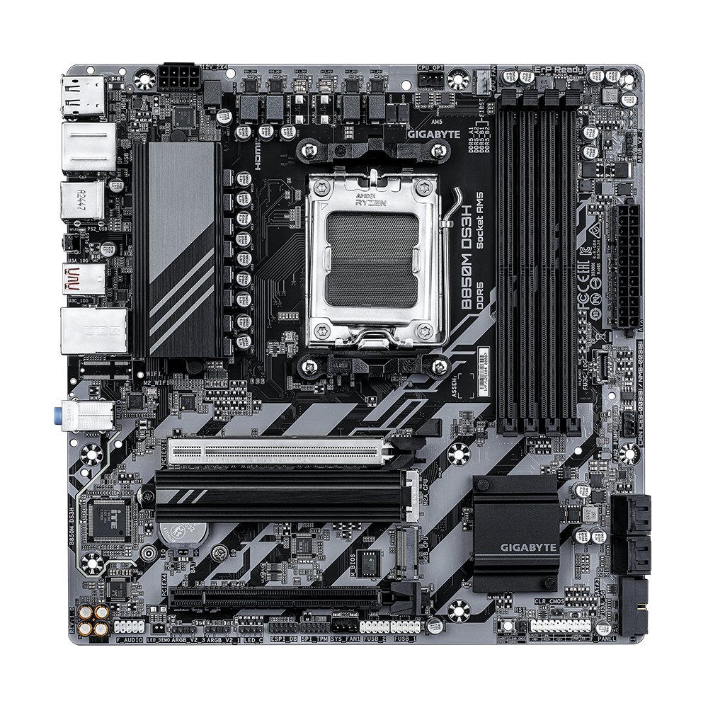 GIGABYTE B850M DS3H M-ATX MOTHERBOARD 2 2 4