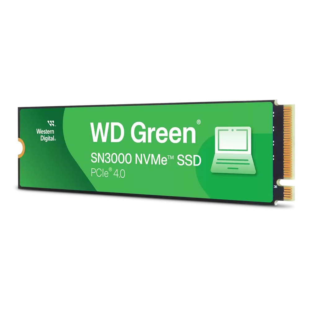 WESTERN DIGITAL GREEN SN3000 1TB NVME GEN4 SSD 2 WESTERN DIGITAL GREEN SN3000 1TB NVME GEN4 SSD