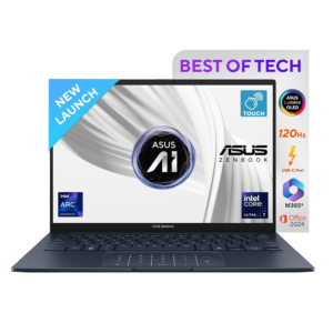 ASUS ZENBOOK 14 (CORE ULTRA 7 255H/32GB/1TB SSD/W11/MSO/14"/OLED/BLIT/TOUCH) (UX3405CA-PZ163WS) BLACK LAPTOP