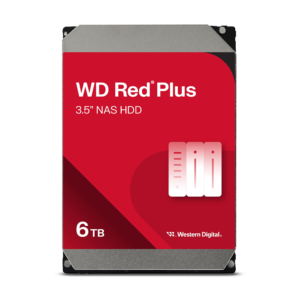 WESTERN DIGITAL 6TB RED PLUS NAS INTERNAL HARD DRIVE
