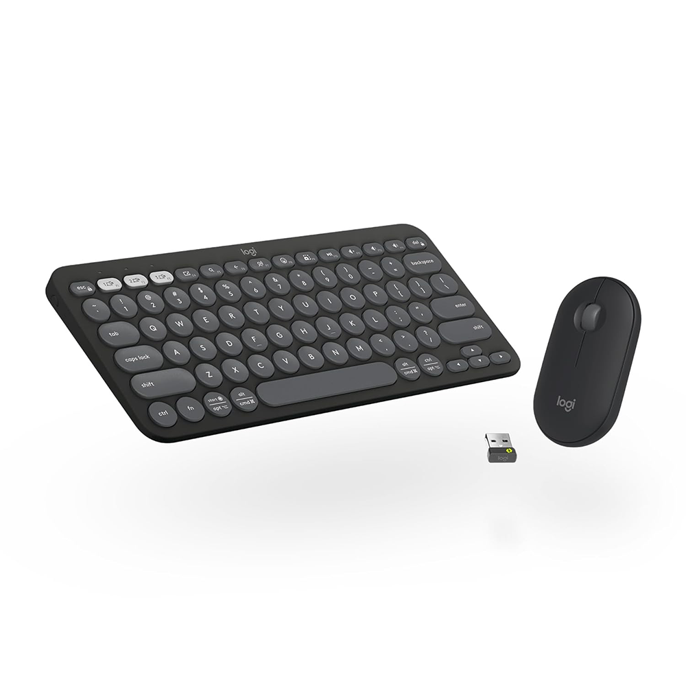 LOGITECH PEBBLE 2 COMBO, WIRELESS KEYBOARD AND MOUSE 1 LOGITECH PEBBLE 2 COMBO, WIRELESS KEYBOARD AND MOUSE