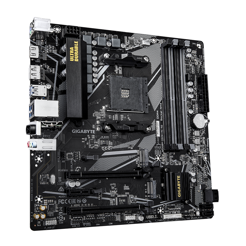GIGABYTE B550M DS3H AC R2 M-ATX MOTHERBOARD 3 GIGABYTE B550M DS3H AC R2 M-ATX MOTHERBOARD