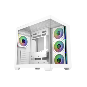 COOLER MASTER ELITE 681 WHITE ARGB ATX MID TOWER CASE