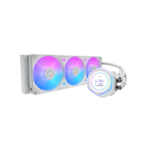 COOLER MASTER MASTERLIQUID ATMOS II LCD 360MM WHITE ARGB CPU LIQUID COOLER