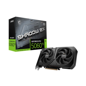 MSI GEFORCE RTX 5060 TI SHADOW 2X OC PLUS 8GB GDDR7 GRAPHICS CARD