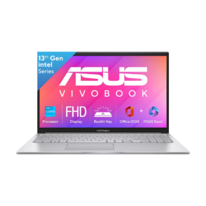 ASUS VIVOBOOK 15 (CORE I3-1315U/16GB/512 SSD/W11/MSO24/15.6") (X1504VA-BQ341WS) SILVER LAPTOP