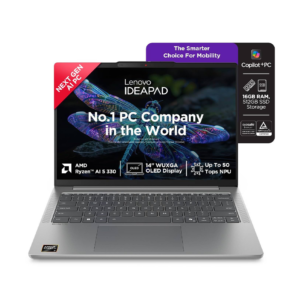 LENOVO IDEAPAD SLIM 5 (RYZEN AI 5 330/16GB/512 SSD/W11/MSO24/14") (83HX0096IN) LAPTOP