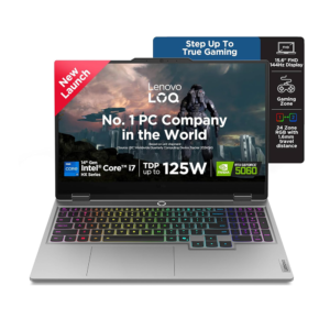 LENOVO LOQ (CORE I7-14700HX/16GB/1TB SSD/W11/MSO24/ 8 RTX5060/15.6”) (83JE00U5IN) LAPTOP