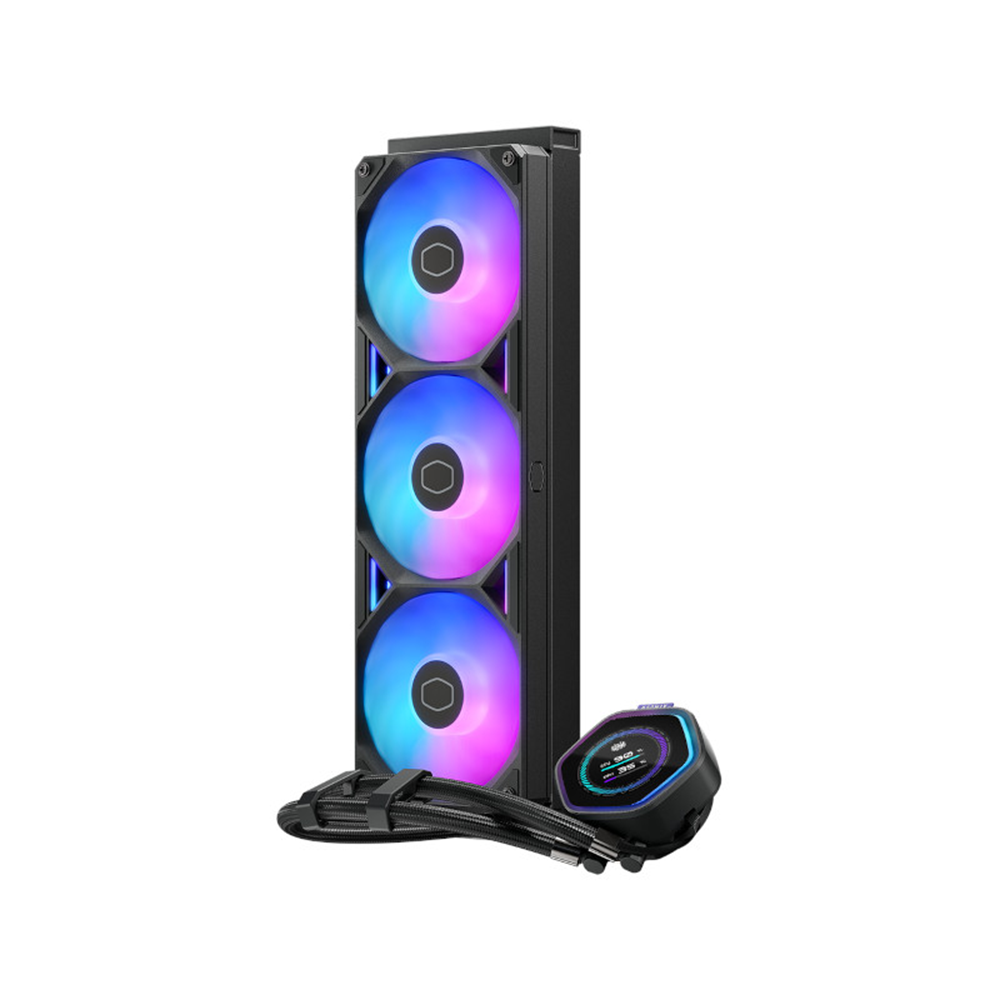 COOLER MASTER MASTERLIQUID ATMOS II LCD 360MM ARGB CPU LIQUID COOLER 2 COOLER MASTER MASTERLIQUID ATMOS II LCD 360MM ARGB CPU LIQUID COOLER