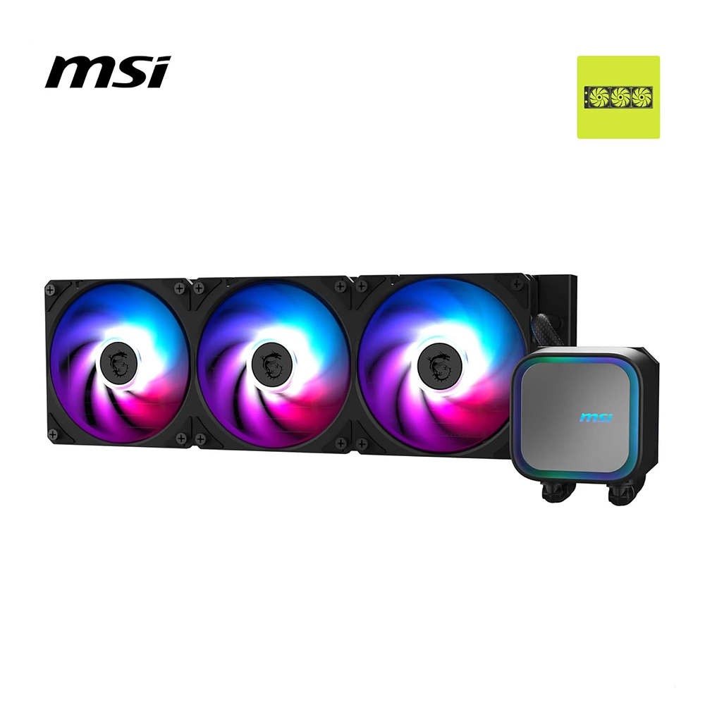 MSI MAG CORELIQUID A13 360 ARGB CPU LIQUID COOLER (BLACK) 2 MSI MAG CORELIQUID A13 360 ARGB CPU LIQUID COOLER (BLACK)