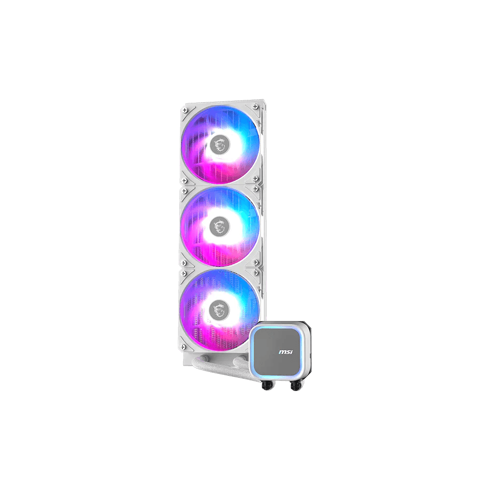 MSI MAG CORELIQUID A13 360 ARGB CPU LIQUID COOLER (WHITE) 2 MSI MAG CORELIQUID A13 360 ARGB CPU LIQUID COOLER (WHITE)